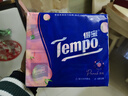 得宝（TEMPO）一博同款 手帕纸 甜心桃味7张*12包 印花款 4层湿水不破纸巾小包  实拍图