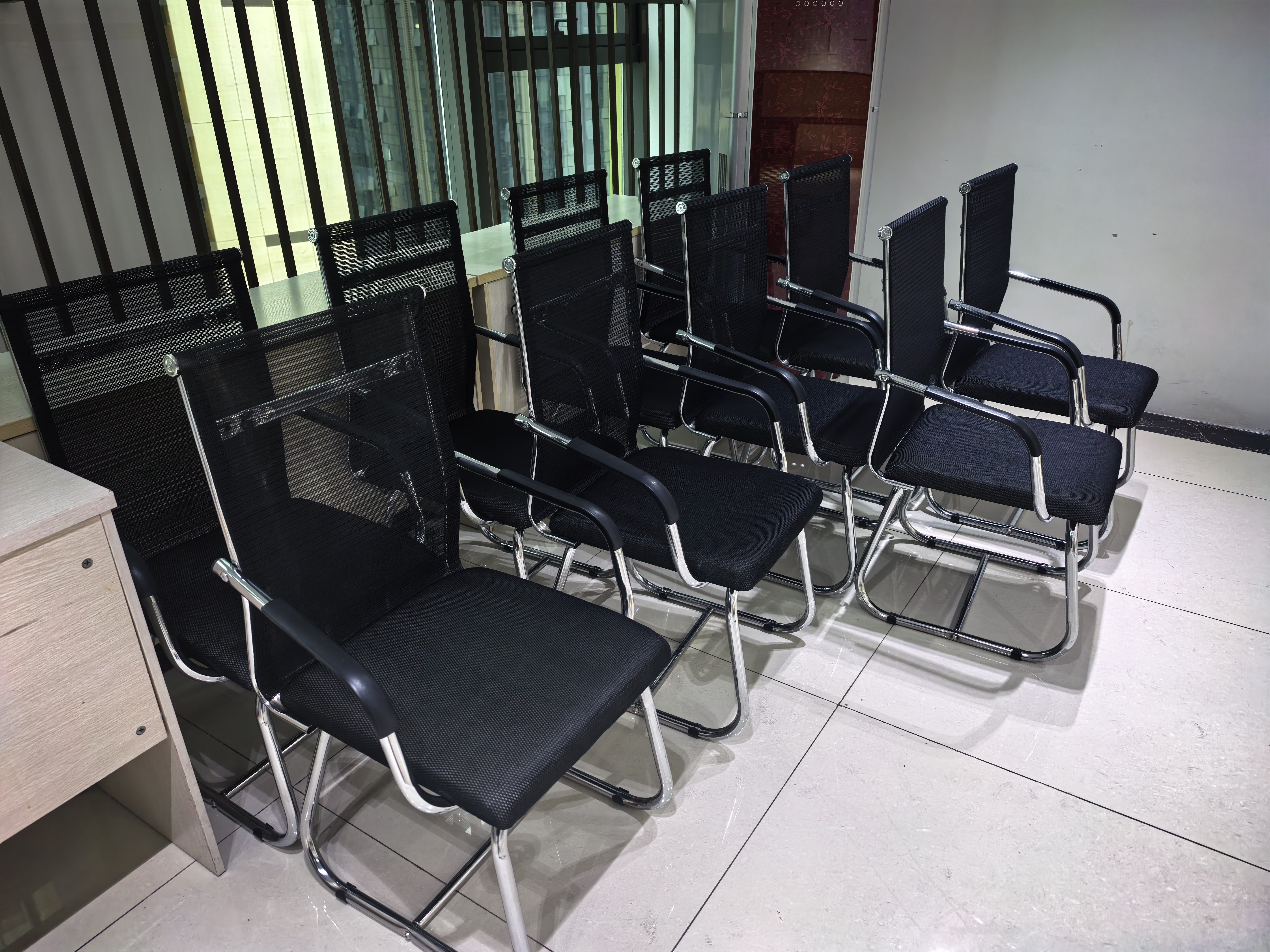 全品屋办公椅子电脑椅人体工学椅凳子靠背椅弓形椅会议椅老板椅培训椅 实拍图