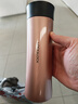 乐扣乐扣（LOCK&LOCK）掌心保温杯不锈钢男女便携商务水杯子400ML金色LHC4028PG 实拍图