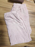 珊瑚绒仙女韩版保暖家居九分裤加厚休闲宽松外穿冬季睡裤女 粉红色 均码(80-150斤)无口袋 实拍图