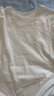 优衣库男装女装柔软圆领T恤/休闲长袖上衣25秋冬新款479783 00 白色 S /165/84A 实拍图