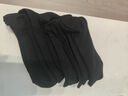 棉十三袜子男新疆棉10A抗菌防臭秋冬季黑色纯色小腿袜高筒商务长袜5双 实拍图