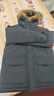 京东京造【进口极寒95鹅绒服】羽绒服男外套女冬季新款中长款 灰色 2XL 实拍图