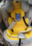 Heekin德国 儿童安全座椅汽车用0-4-12岁婴儿宝宝360度旋转ISOFIX硬接口 时尚黄(ISOFIX+360度旋转) 实拍图