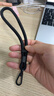 图拉斯【可调节】手机挂绳高端编织手腕绳2025年款防盗防丢防摔适用iPhone17promax/小米/华为百搭款 黑 实拍图