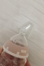 NUK德国NUK新生儿宽口径玻璃奶瓶120/240ml仿母乳防胀气奶瓶 粉色雨滴 240ml 3-6月 +配6月+奶嘴1只 实拍图