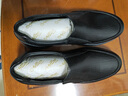 金利来（Goldlion）男鞋男士休闲鞋时尚简约舒适透气轻便板鞋G539330338AAA黑色42 实拍图