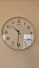 康巴丝（Compas）挂钟客厅静音简约客厅石英钟表挂墙时钟 c2855 金色 26cm直径 实拍图