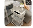 宜家（IKEA）拉斯克家居小推车三层置物架移动茶水桌客厅咖啡桌厨房储物收纳架 【升级款】白色大号 35*45*77cm 实拍图