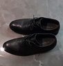 红蜻蜓真皮男鞋秋冬舒适商务休闲皮鞋高级正装德比鞋婚鞋WTA7376黑色41 实拍图