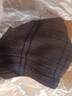 优衣库女装精纺美利奴羊毛罗纹圆领条纹针织短开衫481408 39 棕黑色 XL /165/92A 实拍图