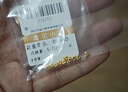 金小貅黄金转运珠足金999碎金子三角隔珠配件手链diy隔片实心珠配饰 1.1g,碎金约10颗【多退少补】 实拍图