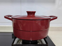 双立人（ZWILLING）汤锅珐琅锅龙铸铁锅炖锅煲汤锅焖烧炖煮家用餐厅厨房 古韵红22cm 实拍图