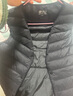 雪中飞经典新款基础舒适轻薄羽绒便捷短款保暖羽绒小马甲轻盈便携舒适 宝石黑|8086-女 S 160/84A 实拍图