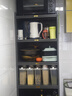 帅仕（shuaishi）厨房用具置物架落地餐边橱柜冰箱夹缝收纳碗柜微波炉烤箱储物柜子 灰【整柜加高】6层60长42深-加深款 实拍图