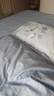 水星家纺四件套床上纯棉100%a类全棉透气床单被套双人1.8米×2米床蓝玫瑰家居馆 实拍图
