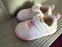 牧童学步鞋春秋季童鞋男童机能软底婴儿面包鞋革面女宝宝鞋 樱花粉25 实拍图