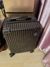 梵地亚行李箱小型登机箱男出差短途女旅行拉杆箱密码皮箱杯架黑色20英寸 实拍图