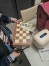 高档实木国际象棋套装便携折叠比赛专用棋盘西洋棋 /大号-/国际象棋送书+送双后 实拍图