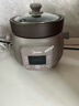 美的（Midea）煲汤电炖锅3-4人用  家用电砂锅煲汤锅炖汤蛊电炖锅 慢炖多功能煮小米粥  可预约保温 紫砂内胆 DGE2056 2L 实拍图