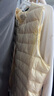 雪中飞经典新款基础舒适轻薄羽绒便捷短款保暖羽绒小马甲轻盈便携舒适 黎蔓卡其|7202-女 M 165/88A 实拍图