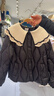 【御寒系列】太平鸟童装女童羽绒服冬装蝴蝶结三防滑雪服外套 实拍图