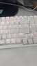 RK98机械键盘无线2.4G有线蓝牙三模键盘笔记本家用办公台式机游戏键盘100键98配列RGB背光白色红轴 实拍图