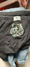 七匹狼内裤男纯棉抑菌男士平角裤印花中腰男式短裤裤头4条 纯棉狼头 实拍图