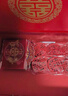 轻銮（QINGLUAN）彩礼盒结婚聘礼盒订婚礼金盒装10万现金彩礼箱婚礼提亲彩礼钱盒子 锦绣龙凤 大号装12-20万 三件套 金葱金把礼金箱 实拍图