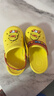 B.Duck小黄鸭童鞋儿童花园鞋男童宝宝洞洞鞋女童舒适软底拖鞋5966黄色24 实拍图