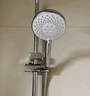 帝王洁具花洒全套防烫空气能淋浴花洒套装沐浴花洒除垢顶喷置物台 【三出水】TC22023-3镀铬 实拍图