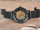 梭伦（SOLLEN）十大名表手表男士全自动机械表学生腕表送老公男友情人节生日礼物 316炫黑金【就近仓发货】 实拍图