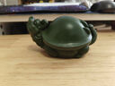 吟艺阁宜兴精品高档紫砂可养龙龟手工茶玩创意摆件寿龟茶宠茶具配件 绿泥 龙龟 晒单实拍图