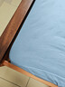 洁丽雅（Grace） A类抗菌床笠 学生宿舍床笠 单人床罩床套 120*200cm 宾利蓝 实拍图