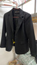 豪耀小西装外套职业装女装套装面试正装商务秋冬款修身通勤西服女工装 黑色西装 L 码(建议100-109斤) 实拍图