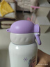 迪士尼保温杯儿童带吸管316不锈钢大容量弹盖男女小学生便携直饮水杯子 实拍图