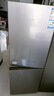 海尔（Haier）172升小冰箱双开门租房家用小型节能冰箱小巧不占地BCD-172LHC2E0GH银色系 实拍图