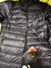 京东京造【air+零压羽绒】轻薄羽绒服男外套冬立领白鸭绒 曜石黑L 实拍图