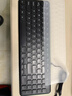 B.O.W航世HW156S-A键盘 有线键盘 办公键盘 超薄便携静音 96键 台式笔记本键盘  巧克力按键 黑色 实拍图