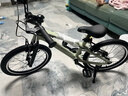 KinderKraftKK儿童自行车4-6-12岁学生单车青少年男女孩新年礼物山地车18寸绿 实拍图