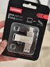 联想（Lenovo）128G 手机U盘 Type-C USB3.2 双接口旋转优盘 金属耐用 商务办公必备 SS370系列银色 实拍图