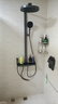 摩恩淋浴花洒套装枪灰玻璃大置物台带喷枪四功能60444【新品上市】 实拍图