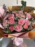 琐拉鲜花速递康乃馨玫瑰花束送妈妈长辈生日礼物全国同城配送 19朵粉色康乃馨花束 实拍图