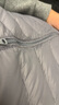 鸭鸭（YAYA）反季冬装羽绒马甲男女轻薄款修身短款保暖运动休闲冬季外套KXM 浅灰色 XL （男女款） 实拍图
