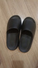 稻草人椰子拖鞋男女抗菌踩屎感居家用室内户外穿特大码防滑凉拖黑 44-45 实拍图