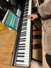 特伦斯电子琴88键折叠琴成人儿童初学电钢键盘教学乐器V10便携钢琴 典雅黑+原装琴包+Z型琴架 实拍图