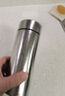 丽贝德商务钛杯保温杯内外纯钛泡茶杯大容量礼盒 皓月银 460ML 实拍图