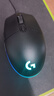 罗技（G）G102第二代游戏鼠标 RGB流光灯效鼠标 轻量化  游戏级8000DPI传感器 黑色 200-8000DPI 实拍图