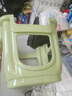 华恺之星加厚塑料凳子家用客厅椅子板凳浴室矮凳换鞋凳茶几小凳子YK067绿 实拍图