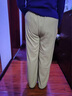雪夕（XUEXI）妈妈秋冬装加绒加厚毛呢直筒裤中老年女冬季松紧腰休闲裤新款长裤 实拍图